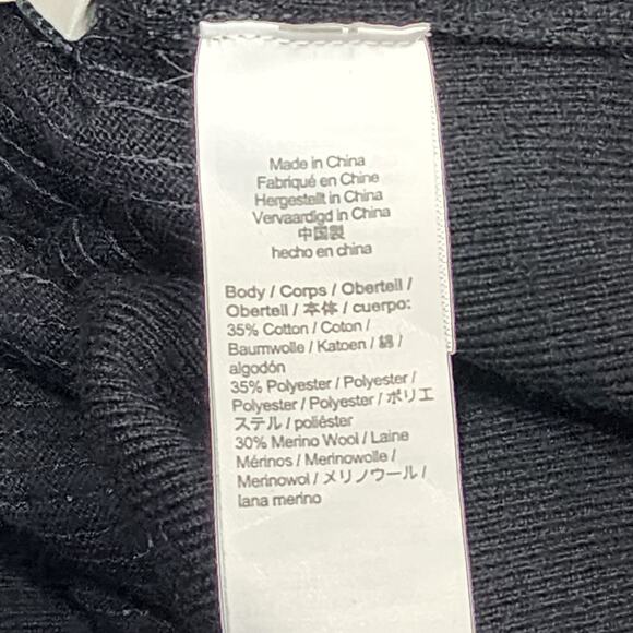 J.Crew Collection Sequin Reversible Zip-Up Turtleneck Sweater Black 3X - Picture 5 of 10